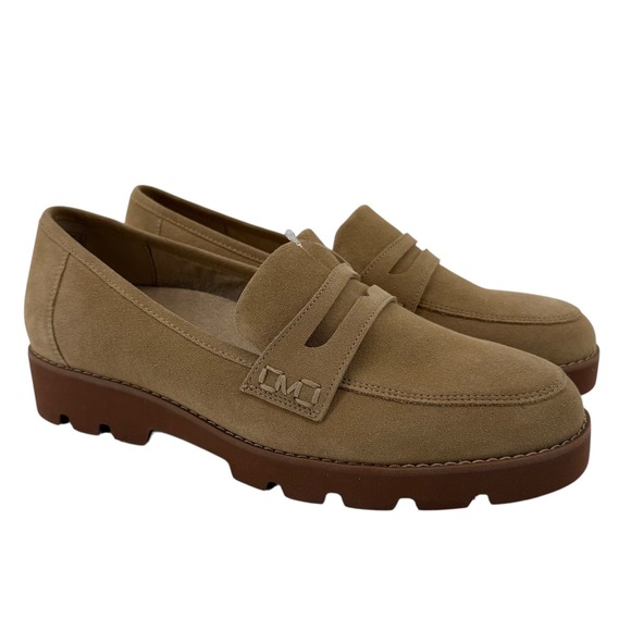 Vionic Shoes - NEW Vionic Cheryl II Tan Suede Wide Loafer Shoes Women's Size 8.5 Comfort